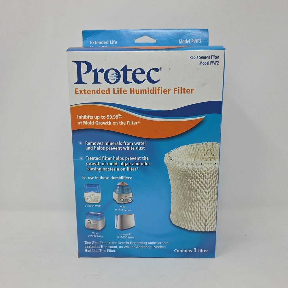 ProTec PWF2 Humidifier Filter -Extended Life White PWF2 NIB